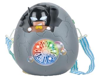 15 hole Batman Bubble Egg+2 bottles of Bubble Water (not including electricity)   ITEM NO.： W024486