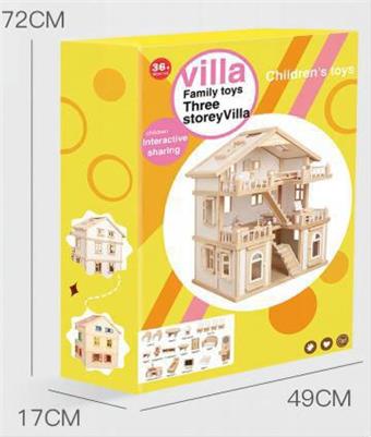 Spanish solid wood villa   ITEM NO.： W020695