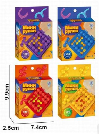 IQ Smart Battle Puzzle Desktop Game (4 Mixed) Russian   ITEM NO.： W034575