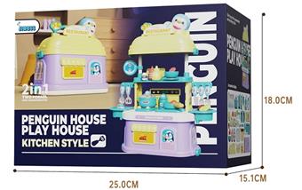 Mini Penguin House Playful Kitchen Design   ITEM NO.： W028249