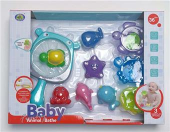 Bathroom Hippo Net Fishing Ocean Single 11 (PCS)   ITEM NO.： W035180