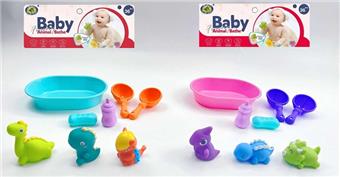 Bathroom toy dinosaur 2 mixed   ITEM NO.： W035296