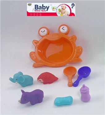 (Bathroom toy frog basin animal 2 mixed)   ITEM NO.： W035117