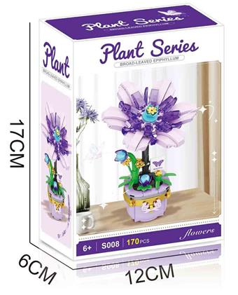 Building Blocks Epiphyllum 170PCS   ITEM NO.： W032952