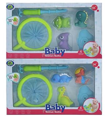 Bathroom toy dinosaur 2 mixed sets (6PCS)   ITEM NO.： W035245
