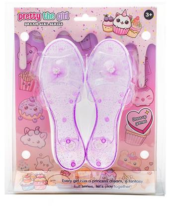 Cross border girl toy princess fairy wand magic wand electroplated crown jewelry gemstone crystal ultrasonic high heels dress up house new DIY set   ITEM NO.： W025919