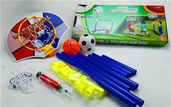 Small football and basketball 2-in-1   ITEM NO.： W037802