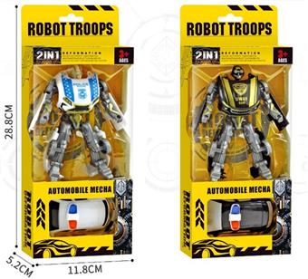 Transformers (police car model) transformable car transformable robot model transformable toy transformable car   ITEM NO.： W032028