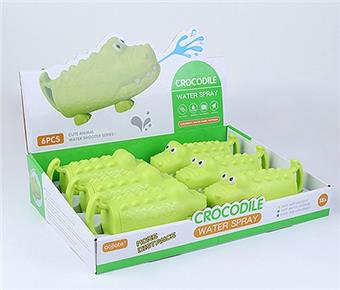 Small crocodile water gun water cannon (6pcs)   ITEM NO.： W026513