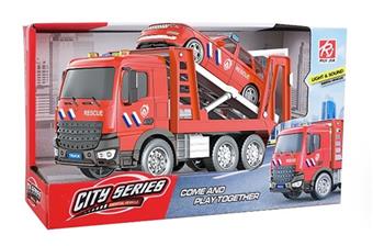 1: 18 sound inertia fire trailer (small car inertia)   ITEM NO.： W019247