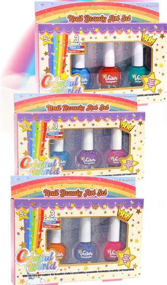3 bottles of nail polish (CPC)   ITEM NO.： W023415