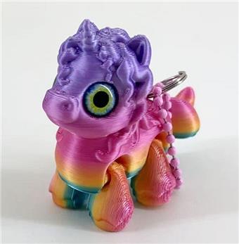 6CM Unicorn Keychain Chain Ring   ITEM NO.： W025137