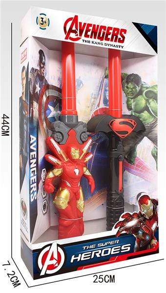 Iron Man+Batman Telescopic Stick   ITEM NO.： W041144
