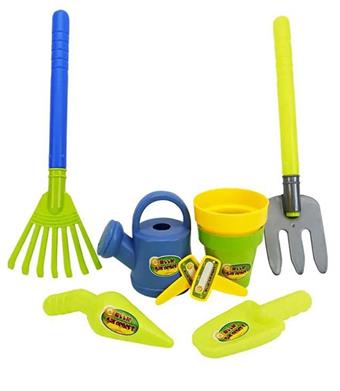 9 garden tools mixed colors   ITEM NO.： W019959