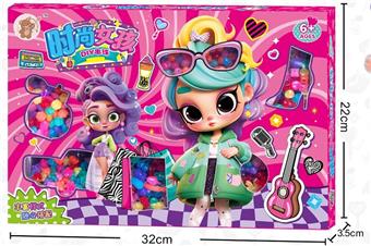 Barbie DIY bead (bead in bead) (Chinese)   ITEM NO.： W024112