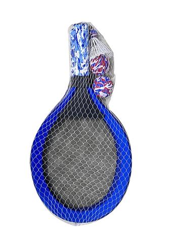Camouflage medium-sized tennis racket (mixed red and blue)   ITEM NO.： W025045