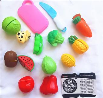 9-piece set of fruits (all can be cut), enjoy cutting and playing at home   ITEM NO.： W037575