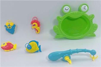 (Bathroom Frog Basin with Light Little Cute Fish Series Single)   ITEM NO.： W035282