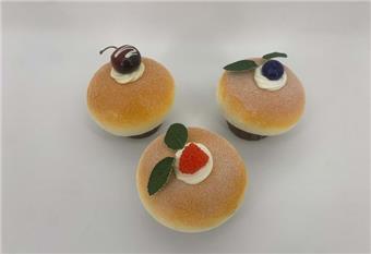 Simulated paper cup fruit bread refrigerator sticker   ITEM NO.： W036505
