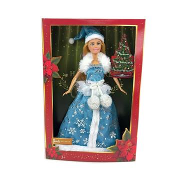 11.5-inch physical dress Barbie with hat Christmas themed dress   ITEM NO.： W033799