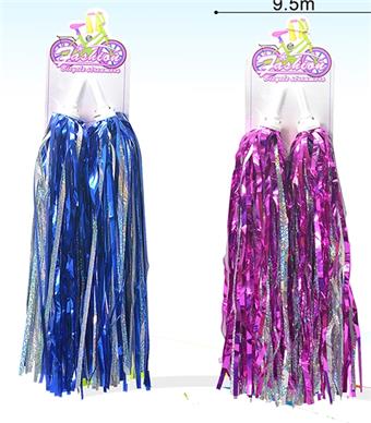 Bicycle handlebars decorated with cheerleading flowers   ITEM NO.： W034042