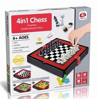 Four in One Chessboard (GCC)   ITEM NO.： W039516