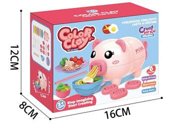 Little pig colored clay   ITEM NO.： W033614