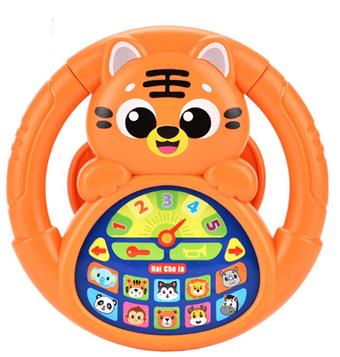Tiger style children's stroller steering wheel learning machine   ITEM NO.： W022011
