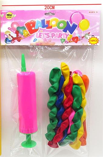 10 gourd shaped balloons+1 pump   ITEM NO.： W027750