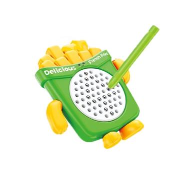 Puzzle magnetic drawing board (french fries) set of 24 (UV color printing+buckle)   ITEM NO.： W034358