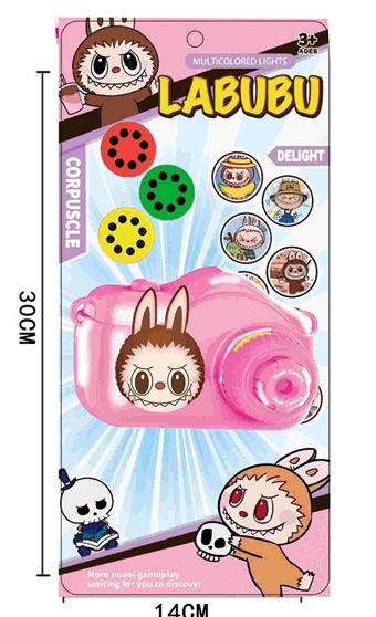 Labubu 3D Head Projection Music Camera   ITEM NO.： W028348