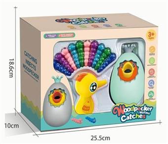 Woodpecker insect catching toy 12 PCS interactive window box set   ITEM NO.： W024761