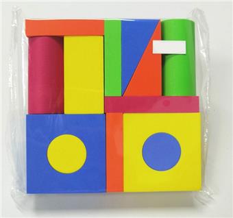 13pcs bagged EVA building blocks   ITEM NO.： W032618