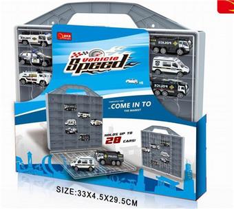 Storage box for 6 police cars   ITEM NO.： W022119