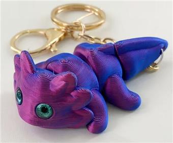 7.5CM Salamander Keychain Golden Ring   ITEM NO.： W025075