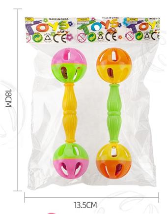 Double headed handle bell (set of 2)   ITEM NO.： W030503