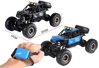 1: 14 2.4G four-wheel drive night climbing bike (electric included) with watch   ITEM NO.： W025565