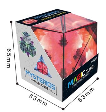 Magnetic Geometry Versatile Magic Cube Flame Red (with magnetism)   ITEM NO.： W033676