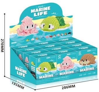 Marine small creature gift box edition (12PCS whole box price) 2642pcs   ITEM NO.： W021277