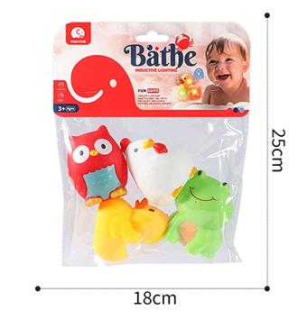 Rubber Farm Animal Pack of 4   ITEM NO.： W033910
