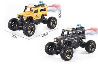 1: 14 4WD 5-way climb remote control vehicle with spray (including electricity) 2.4G   ITEM NO.： W025719