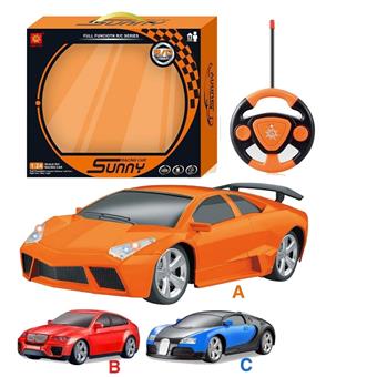 C model 1:24 Bugatti four-way remote control car (including electricity)   ITEM NO.： W021985