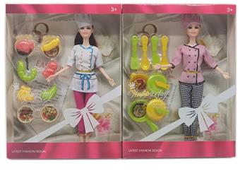 New high-end 11.5-inch solid kitchen Barbie with kitchen set   ITEM NO.： W033305