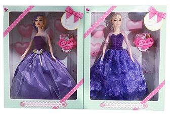 New 11.5-inch solid body wedding dress, Barbie princess with heart-shaped chest buckle and two other randomly mixed styles   ITEM NO.： W033469