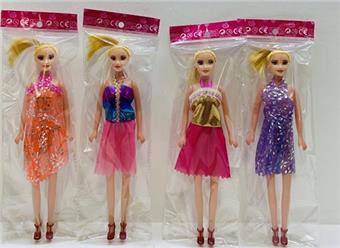 11 inch short skirt Barbie (with multiple colors mixed)   ITEM NO.： W030214