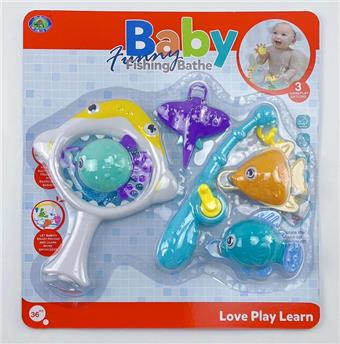 (Bathroom Shark Net Fishing with Light Little Cute Fish Series Single)   ITEM NO.： W035192