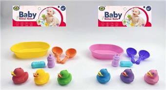 Bathroom toy duck 2 mixed   ITEM NO.： W035104