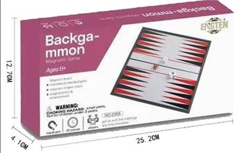 Magnetic Backgammon (GCC)   ITEM NO.： W024035