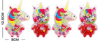 Unicorn DIY Crack Beads (Four Mixed Types) 12pcs   ITEM NO.： W034276