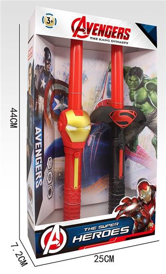 Iron Man+Batman Telescopic Stick   ITEM NO.： W041158